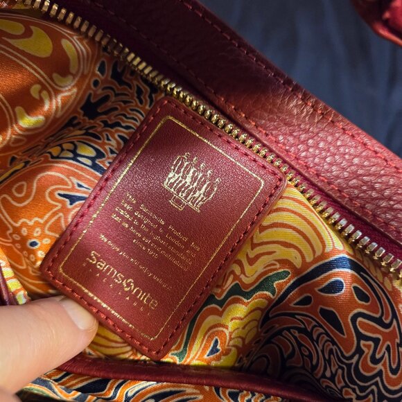 Samsonite Black Label Red Hobo Bag - Picture 9 of 16